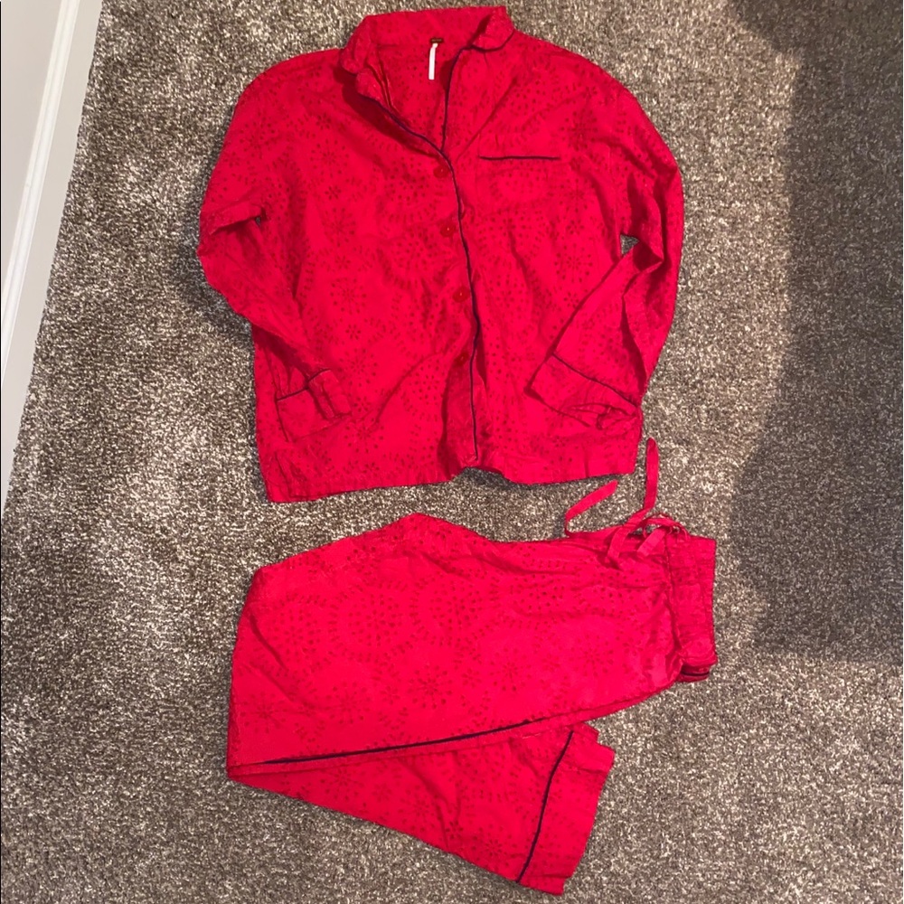 ✨MOVING SALE✨ NWOT Free people eyelet pajama set